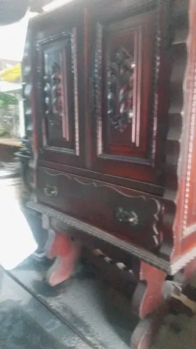 Móvel Madeira Bar Cristaleira Pequena (também conhecido como "Barzinho" ou Oratório)