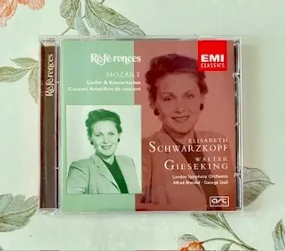 CD Made in the EU - Mozart: Lieder & Concert Arias - Elisabeth Schwarzkopf -EMI Classics