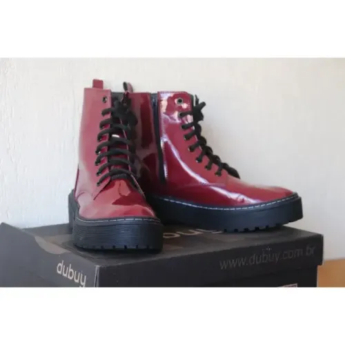 Bota Coturno Feminino Dubuy Marsala 