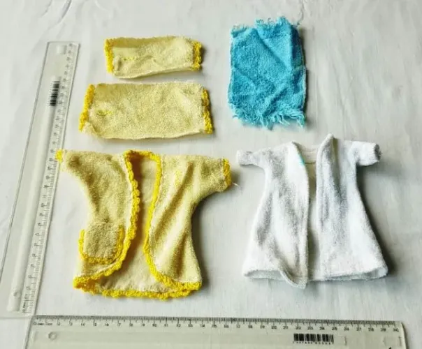 Brinquedos - Roupinhas de Bonecas (Robes e Toalhinhas) - Anos 90 
