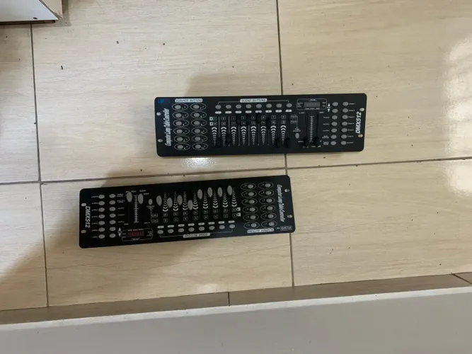 Aparelho passagem som DMX512 