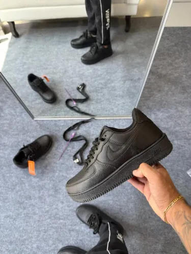 Nike Air Force One Preto Unissex Al Black