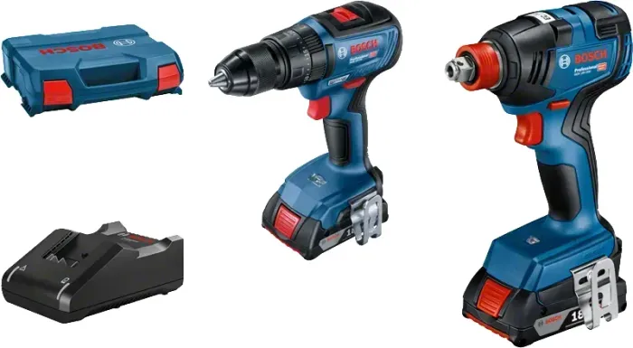 KIT Furadeira de impacto GSB 18V-50 industrial + Chave de impacto GDX 18V-200 industrial B