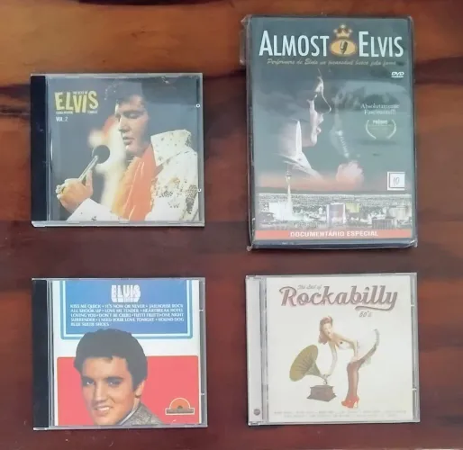 CDs DVD Elvis Presley e Rockabilly 50s raros