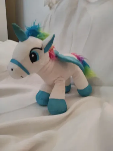 Unicórnio de Pelúcia - Brinquedo Infantil 30cm