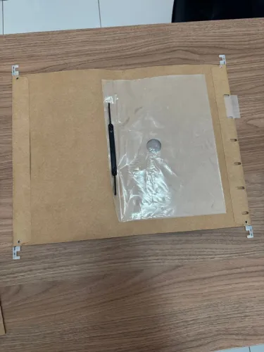 Pasta suspensa Kraft com vareta