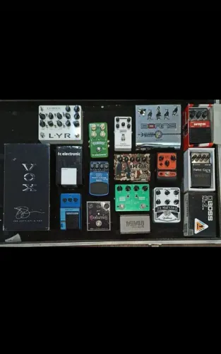 Pedal pedaleira para guitarra e baixo