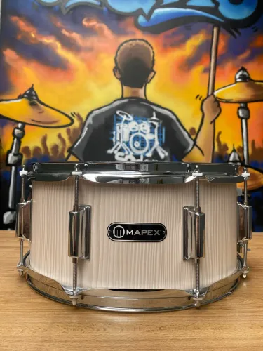Caixa Mapex The Explorer 14x6,5 Pele Remo Cor Bonewood
