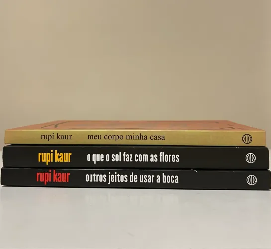 box 3 livros de rupi kaur