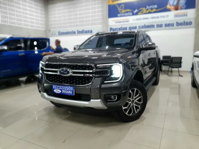 Ranger Limited V6 3.0 2024 Potência, Elegância e Conforto Indiana Ford Salvador