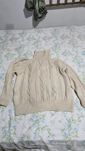 Blusa de lã Feminina Vintage Usada - Lã grossa - Para climas frios