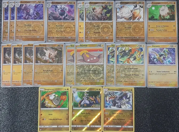 Deck annihilape cartas originais de pokémon