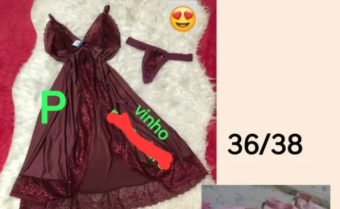 Kit camisola + calcinha,tam P novos 