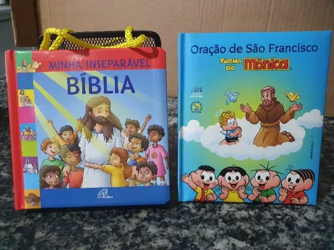 Minha Inseparável Bíblia Infantil Ilustrativa Paulinas com Oração de São Francisco