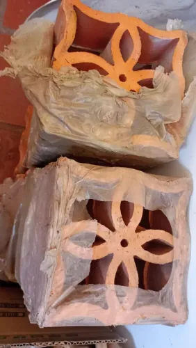 Tijolo vazado flor 