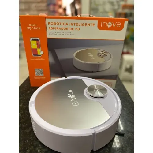 Robô Aspirador de Pó Automático Recarregável Controla pela Celular