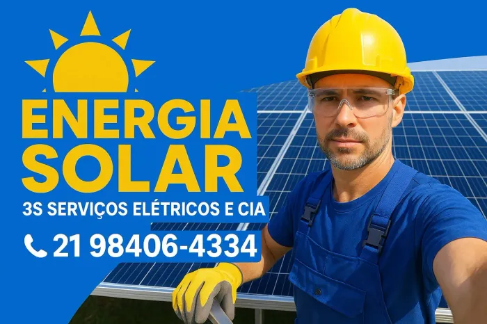 Projeto, Homologação e Instalação de energia solar Rio e grande Rio 3S Serviços Eletricos