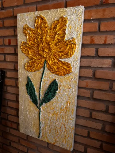 Quadros decorativos em alto relevo 