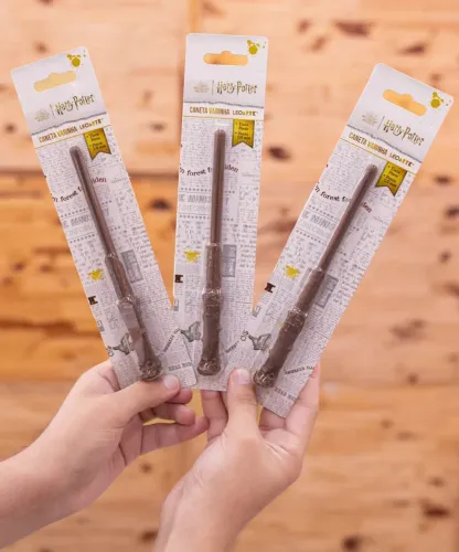 CANETA 1.0MM VARINHA HARRY POTTER REF: 10221