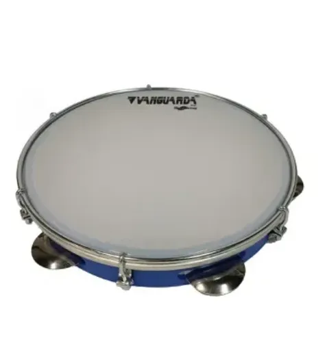 Pandeiro Abs 10 Polegadas Pele Leitosa Cor Azul