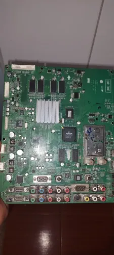 Placa principal tv LG 32lg80fd com defeito de bga