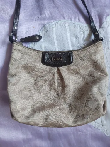 Bolsa Coach Original Ombro Bege