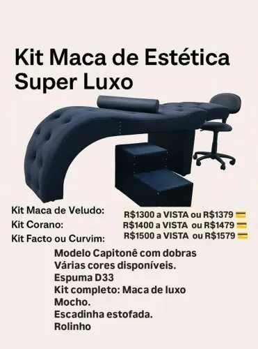 Kit Maca de Estética Luxo Completo - Promoção!