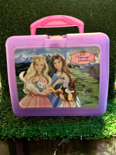 Lancheira vintage Barbie a Princesa e a Plebeia Anneliese e Erika
