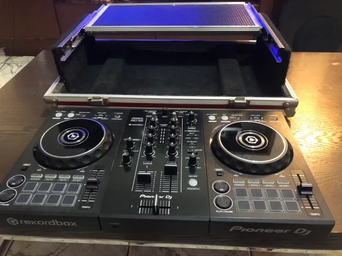 DDJ 400 pioneer + Hard Case vermelho