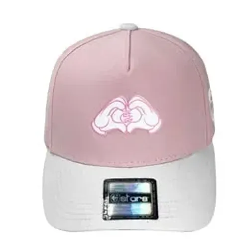 Boné Trucker LovE-stars Aba Curva Rosa