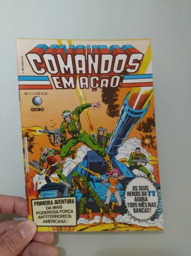 Revista Hq Comandos em Ação n1 Gi Joe