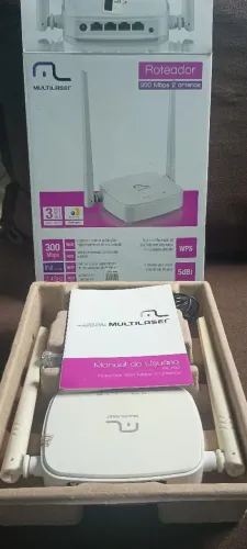 Roteador Multilaser 300Mbps 2 Antenas