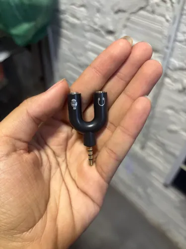 Adaptador Y 2 P2 para 1 P3