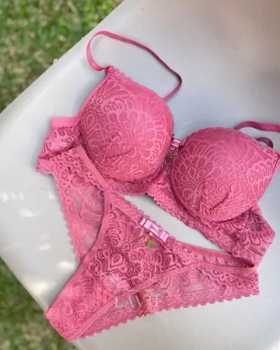 Lingerie - Conjunto Amélie - Sandia