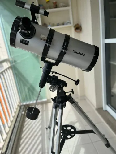 Telescopio astronômico Bluetek 150 x 1400mm. Aumento 2.100x. Perfeito estado