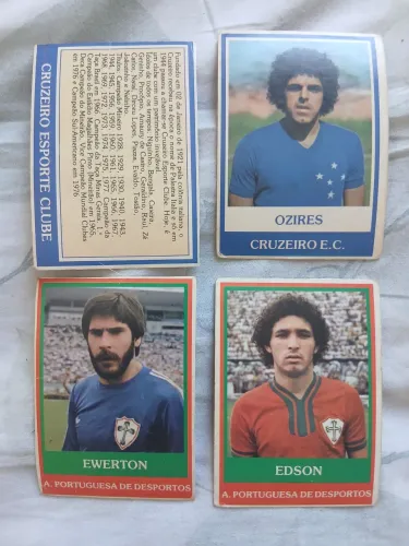 Cards ping pong futebol (valor unitário por card)