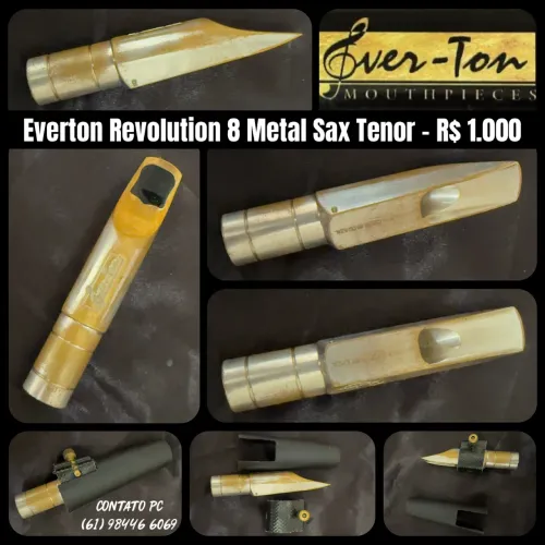 BOQUILHA PARA SAX TENOR - Ever-Ton Revolution 8 