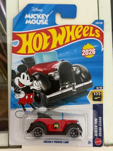 Hot Wheels Mickey Mouse Car