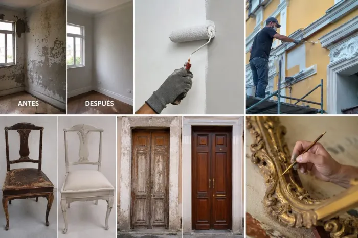 Pintura e Restauração Residencial -