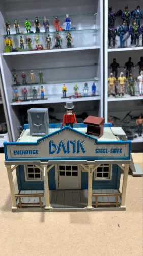 Banco Western Trol Playmobil completo