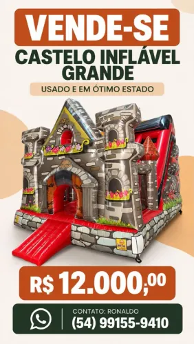 Castelo Inflável - Brinquedo Inflável 