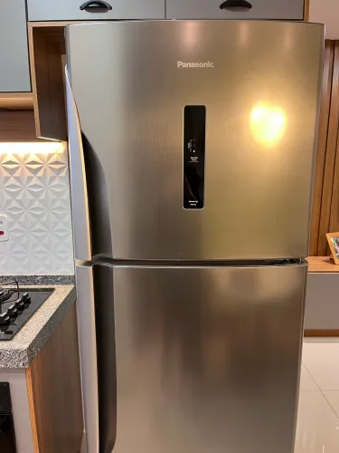 Geladeira Panasonic Frost Free Inox 387 Litros NR-BT41PD1XA - Excelente Estado