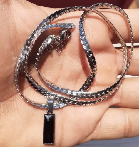 Colar De Prata Masculino