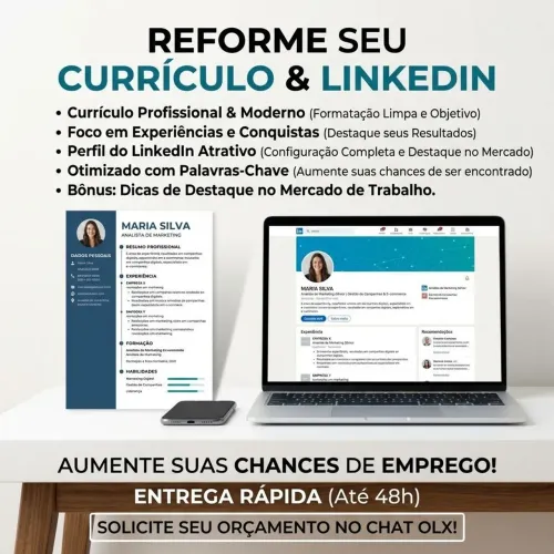 Precisa atualizar seu currículo e se destacar nos processos seletivos?