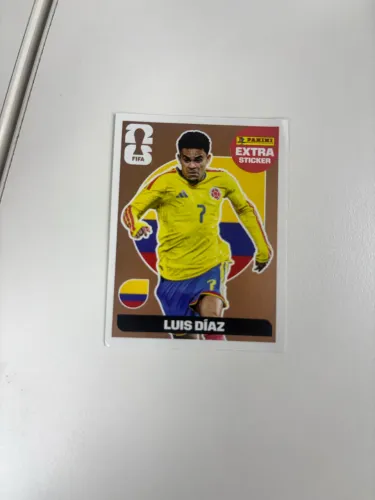 FIGURINHA EXTRA STICKER LUIS DÍAZ BRONZE - PANINI FIFA 2026
