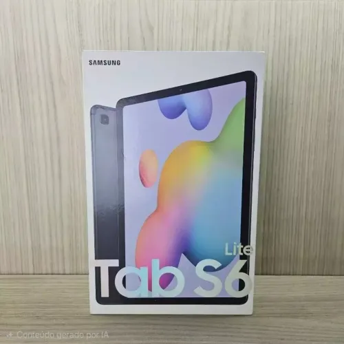 (Novo) Tablet Samsung Galaxy Tab S6 Lite, modelo SM-P613, 64 GB, na cor cinza