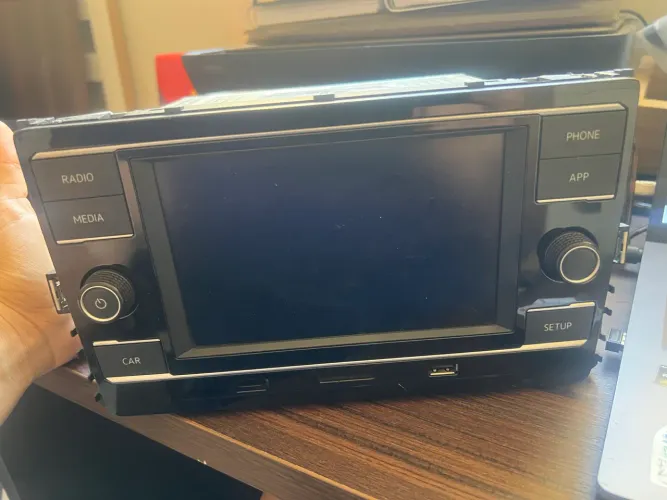 Rádio Original Volkswagen MIB2 5G0 035 280 C Polo/Virtus/Golf/T-Cross