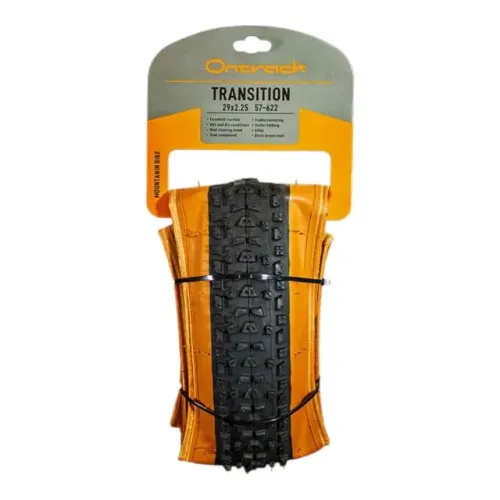 Pneu 29x2.25 Transition Preto/Marron Kevlar Tubeless Ready TR 11715