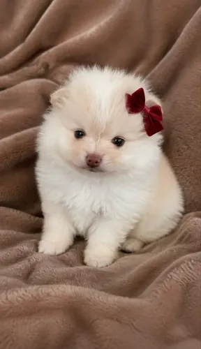 Lulu da pulmerania fêmea - com pedigree e garantia de saúde