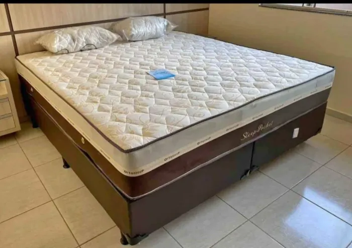 Cama box colchão e base